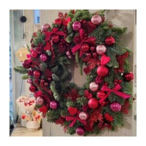 Couronne de Noël (avec ou sans bougies)